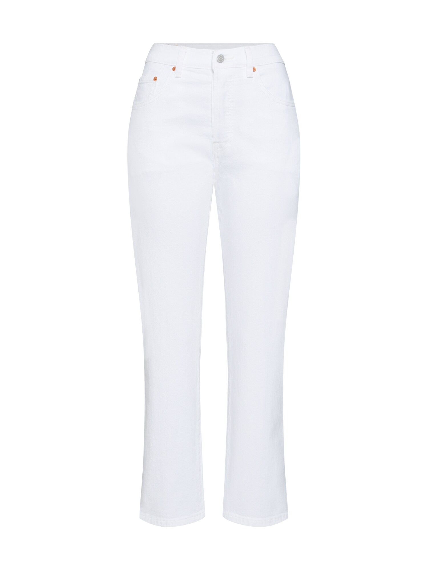 LEVI'S Džinsai '501® CROP'  balta