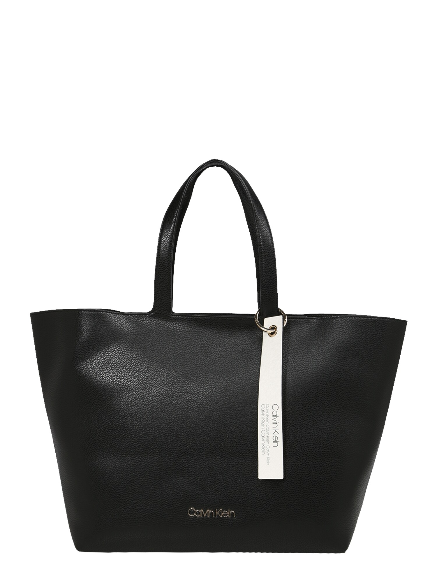 Calvin Klein Dames Shopper Neat Zwart calvin klein kopen in de aanbieding