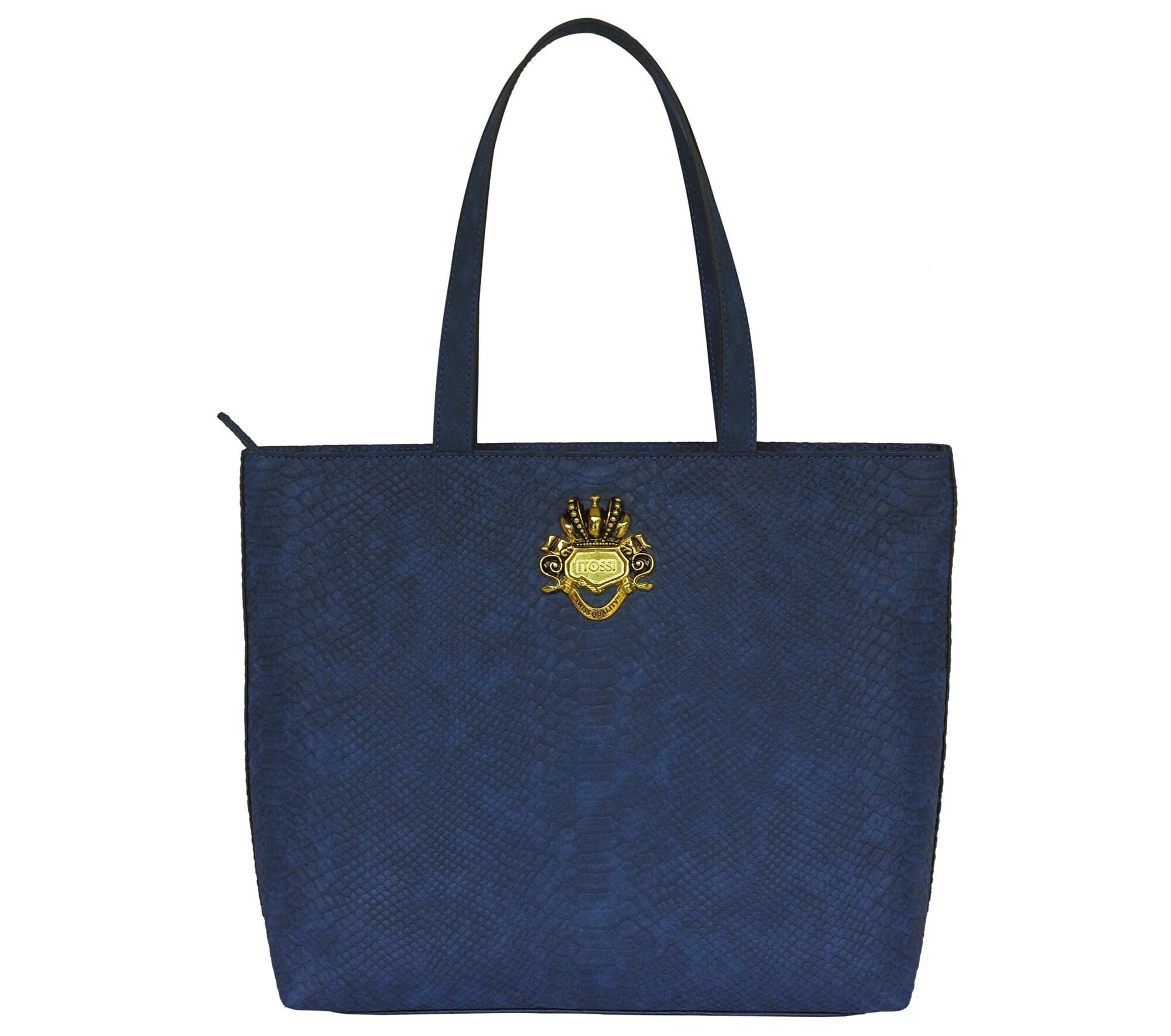 Silvio Tossi Dames Schoudertas Donkerblauw Goud silvio tossi kopen in de aanbieding