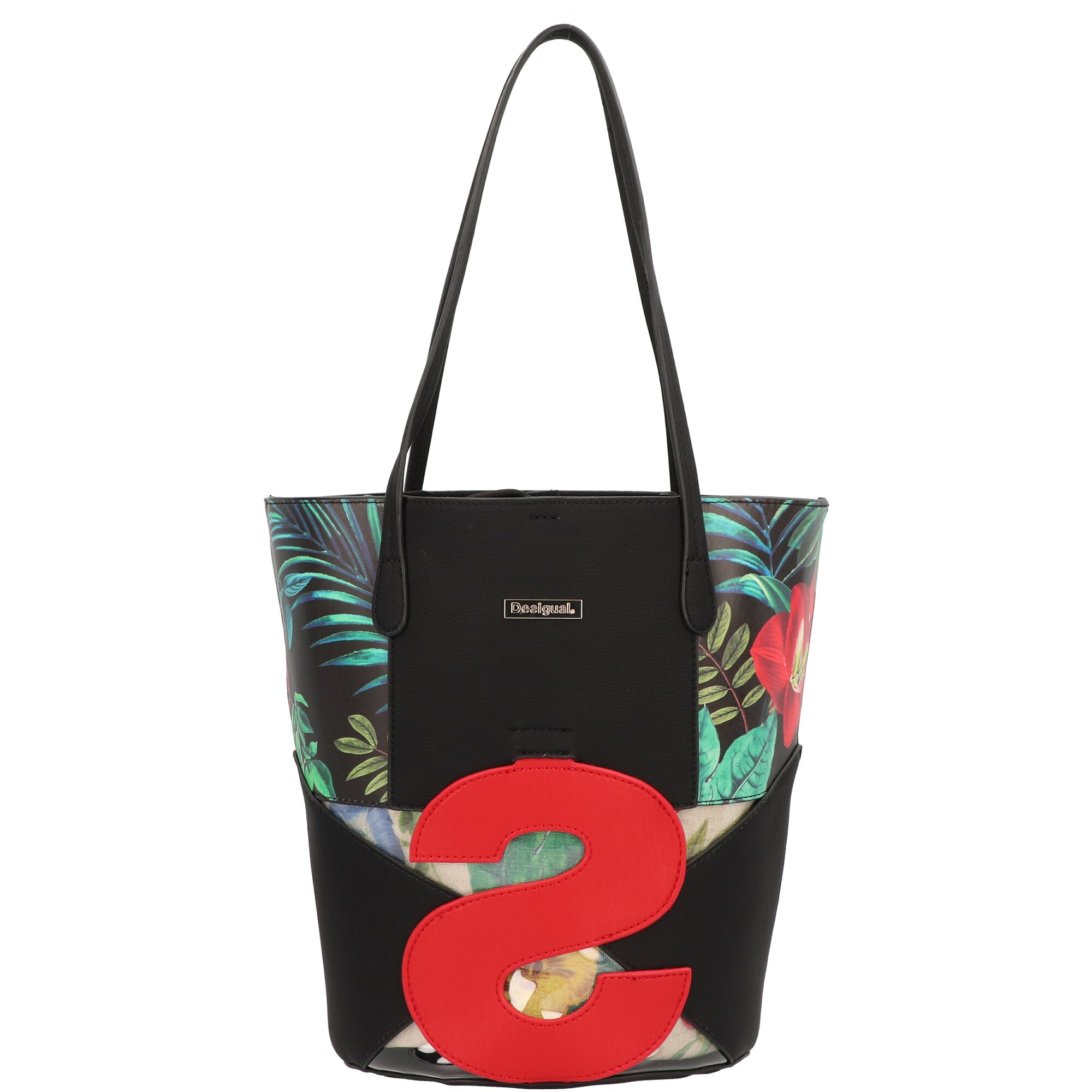 Desigual Dames Schoudertas Bols Dralion Jatar Gemengde Kleuren Zwart desigual kopen in de aanbieding