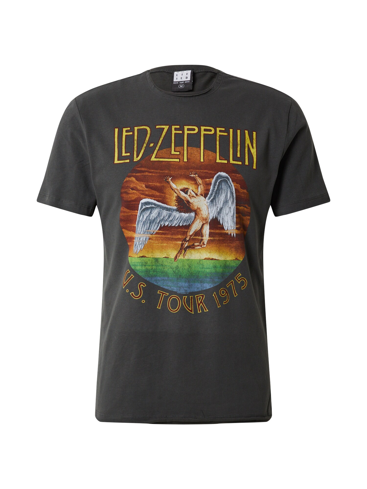 AMPLIFIED Camisa 'LED ZEPPELIN TOUR 75'  cinzento escuro