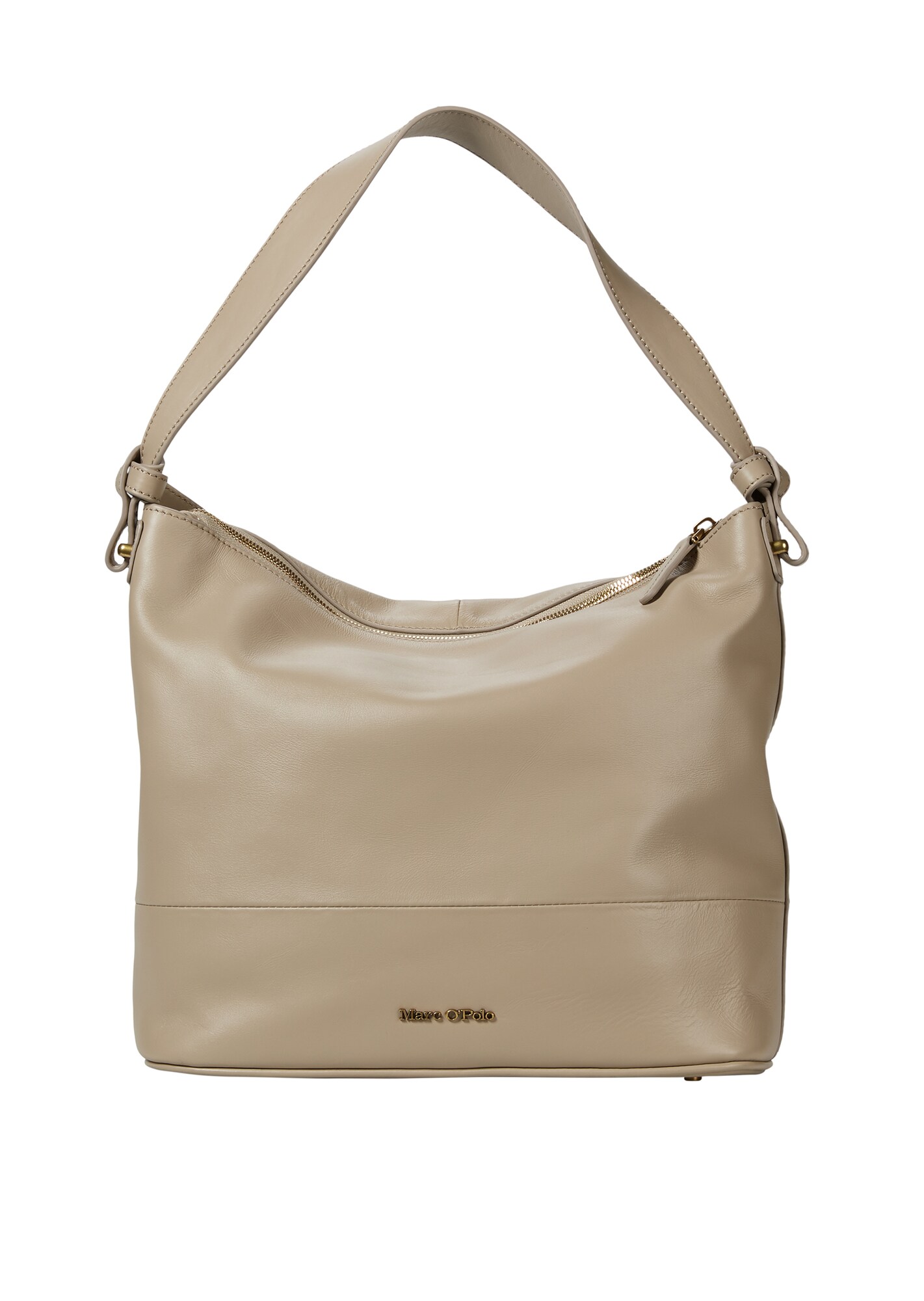 Marc Opolo Dames Schoudertas Lichtbeige marc opolo kopen in de aanbieding
