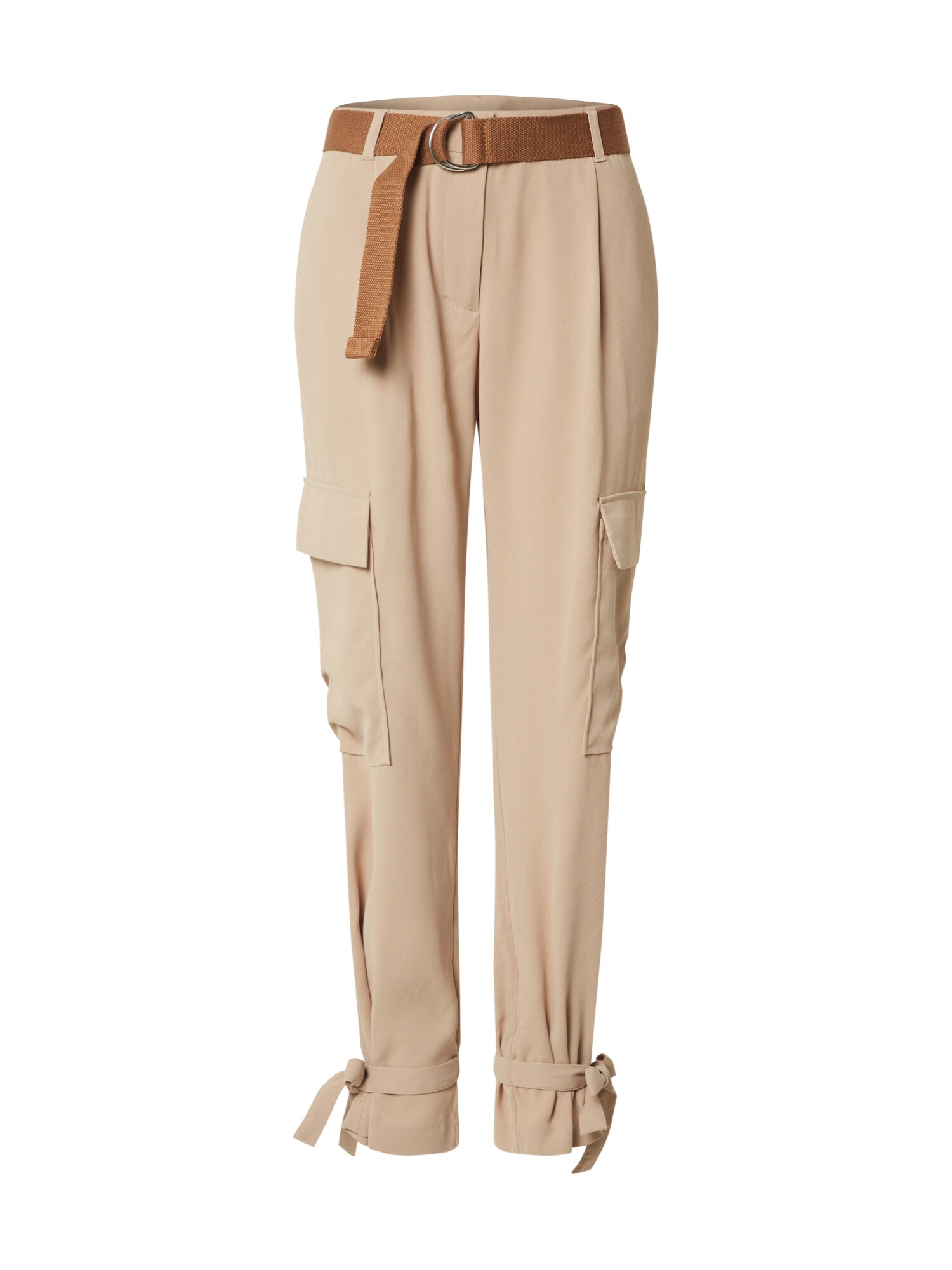 VERO MODA Kelnės 'VMSTORMI N/W CARGO PANT'  ruda / smėlio
