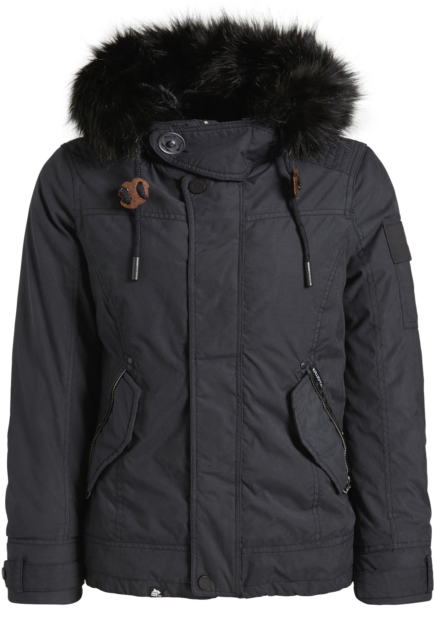 Khujo Dames Winterjas Taliba Zwart khujo kopen in de aanbieding