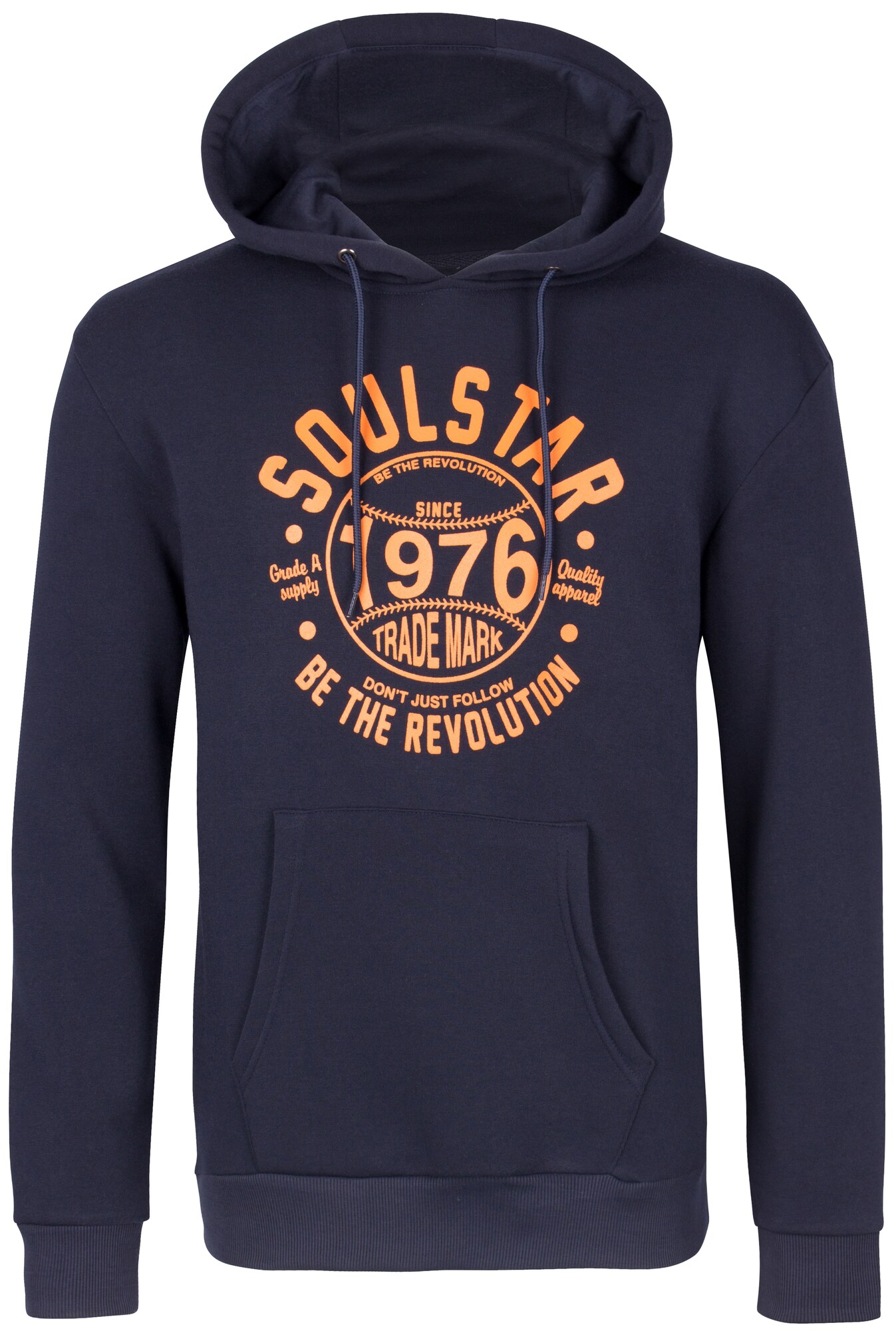 Soulstar Heren Sweatshirt Navy Koraal soulstar kopen in de aanbieding