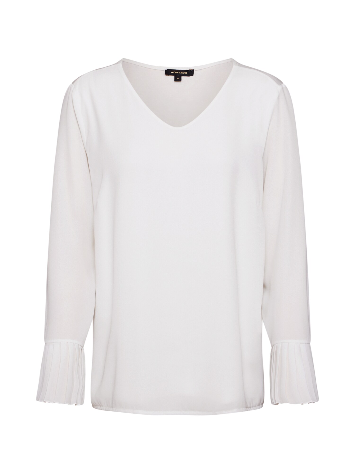 MORE & MORE Palaidinė 'Pleated Blouse Shirt'  balta