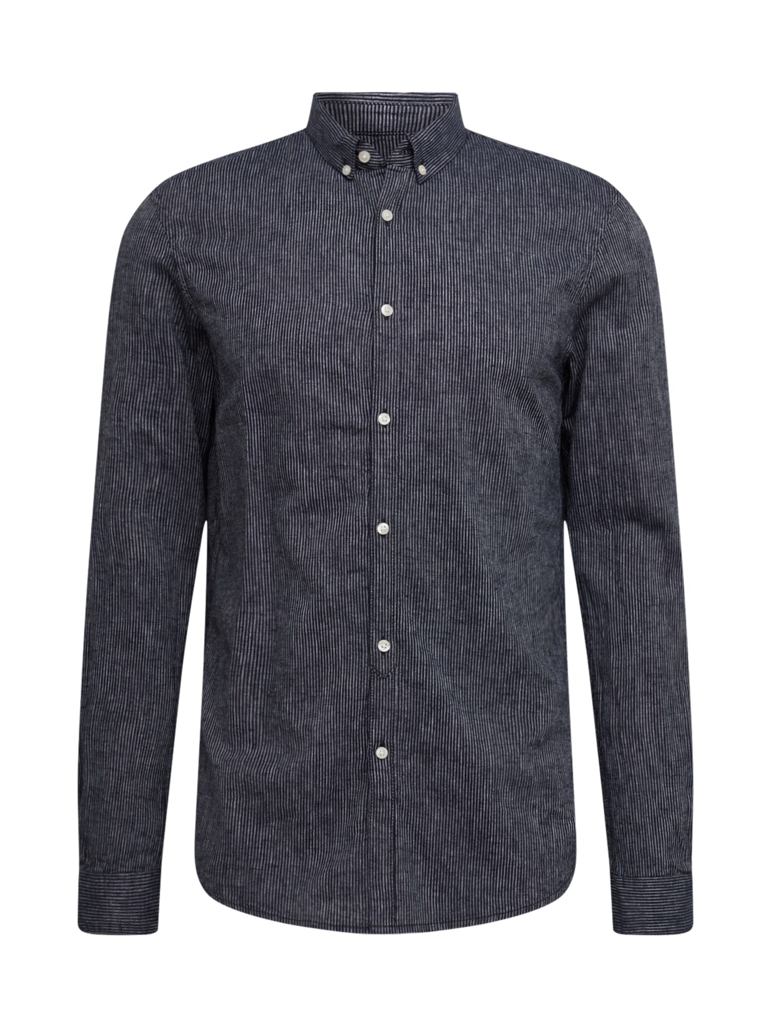 TOM TAILOR DENIM Dalykiniai marškiniai  kobalto mėlyna