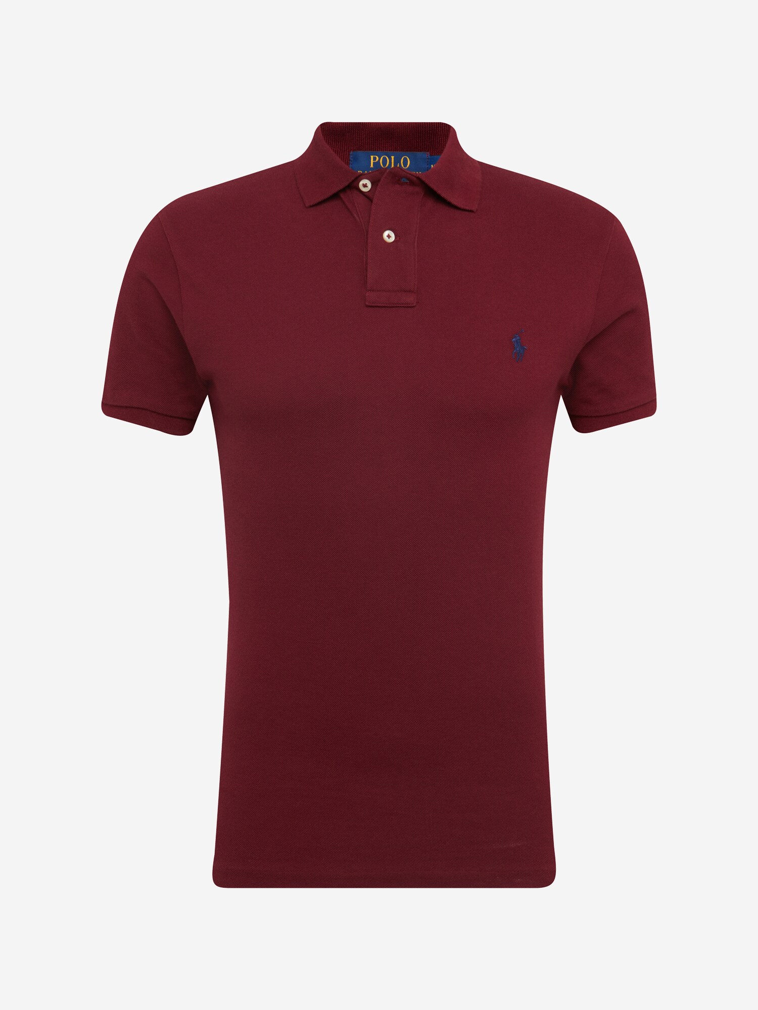 Polo Ralph Lauren Heren Shirt Sskcslm1 Short Sleeve Knit Wijnrood polo ralph lauren kopen in de aanbieding