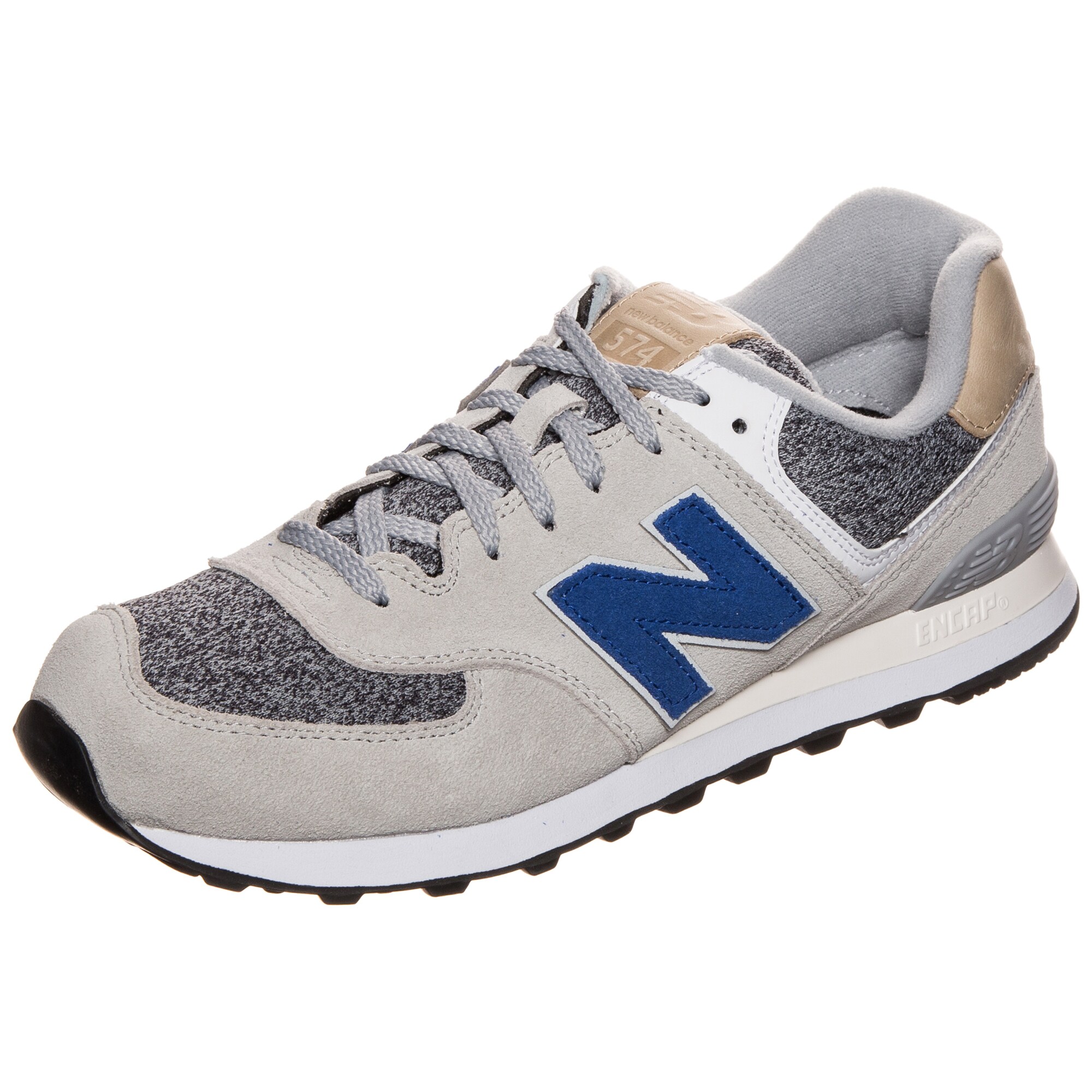 New Balance Sneaker ''''ML574-VAH-D'''' camel / blau / grau