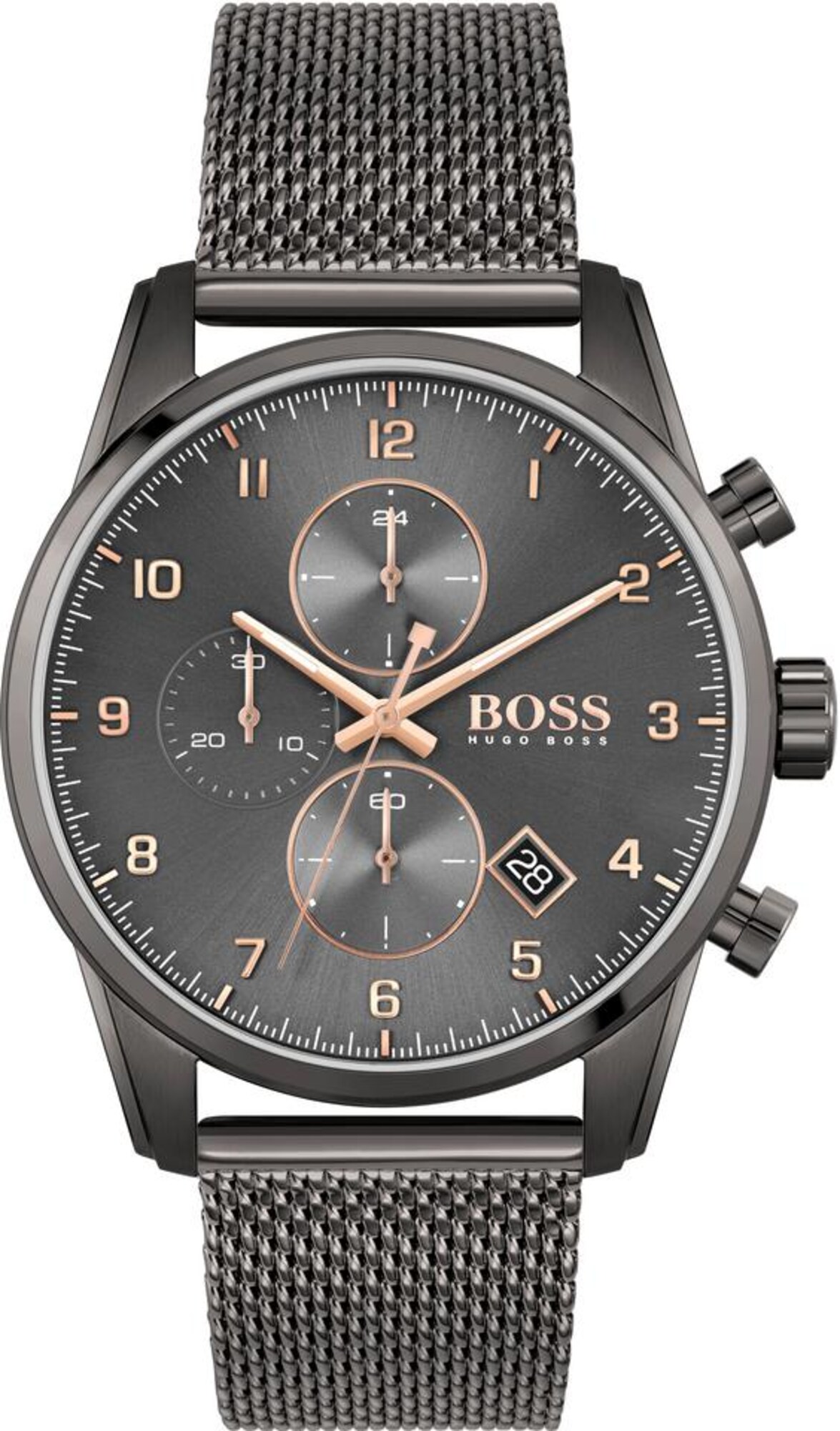 BOSS Analoginis (įprastinio dizaino) laikrodis 'SKYMASTER'  antracito