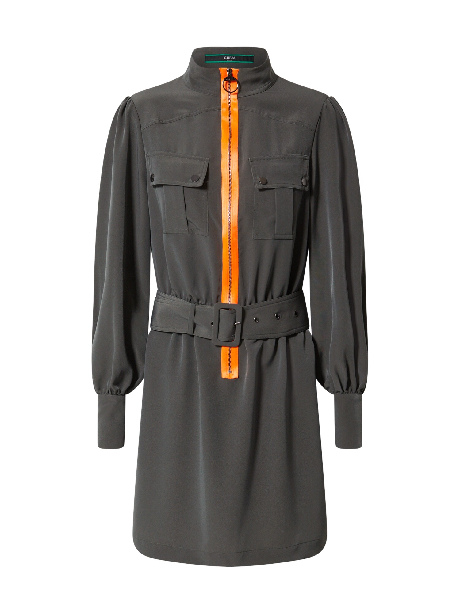 GUESS Suknelė 'Virginia Dress'  pilka / oranžinė