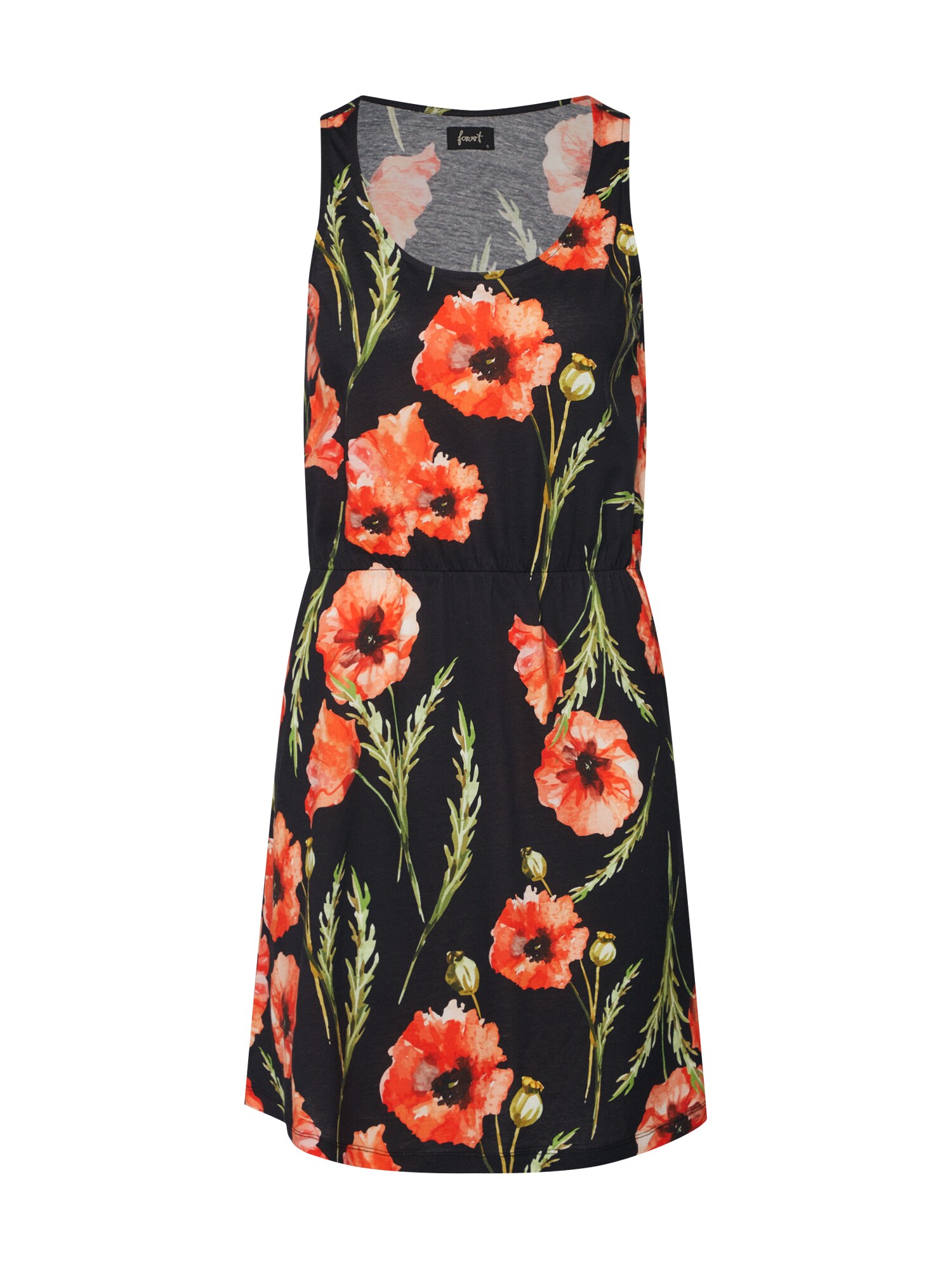 Forvert Dames Zomerjurk Batu Groen Rood Zwart forvert kopen in de aanbieding