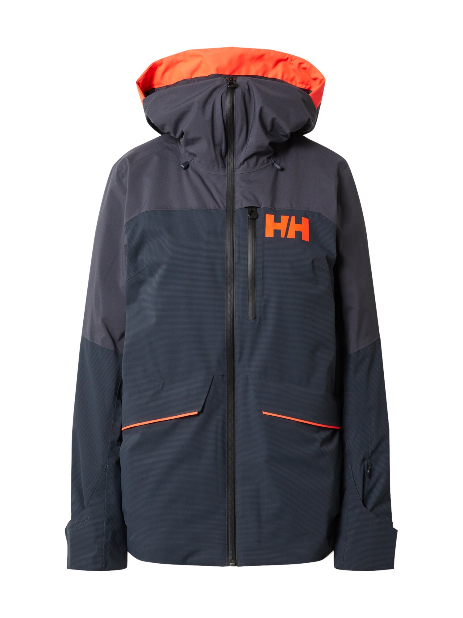 HELLY HANSEN Laisvalaikio striukė 'POWCHASER LIFALOFT'  oranžinė / gencijono spalva / tamsiai violetinė