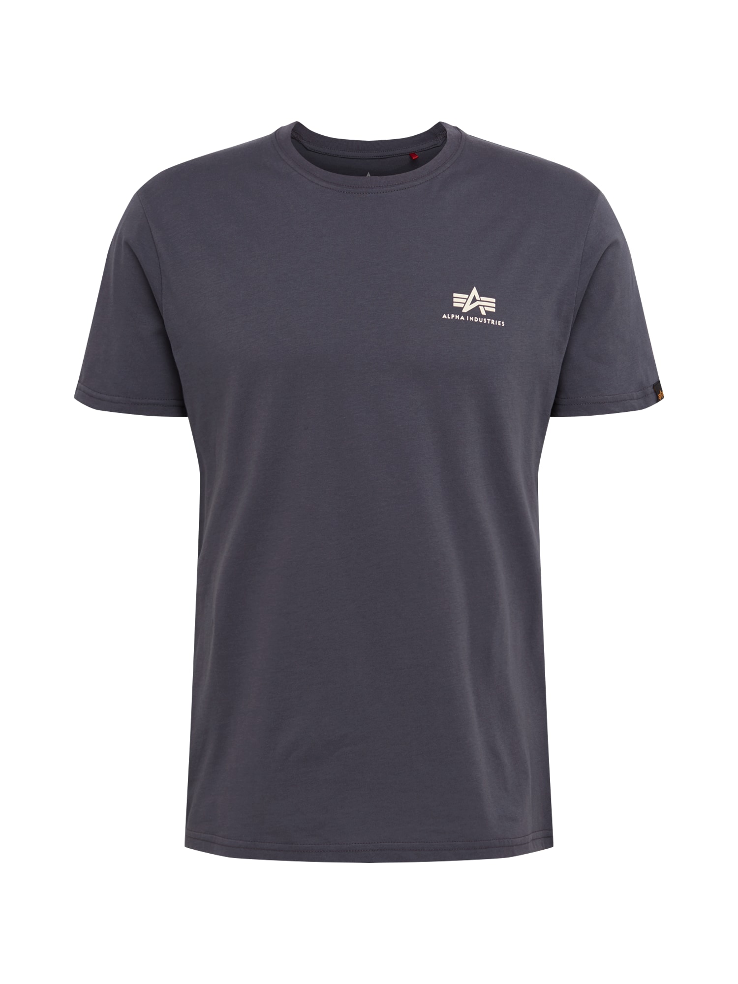 ALPHA INDUSTRIES Tričko  tmavosivá / biela