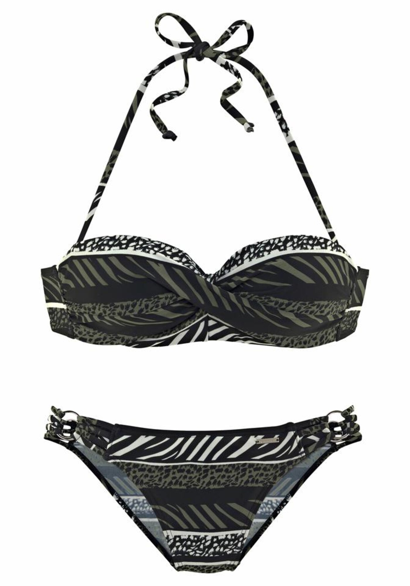 BRUNO BANANI Bikiny  olivová
