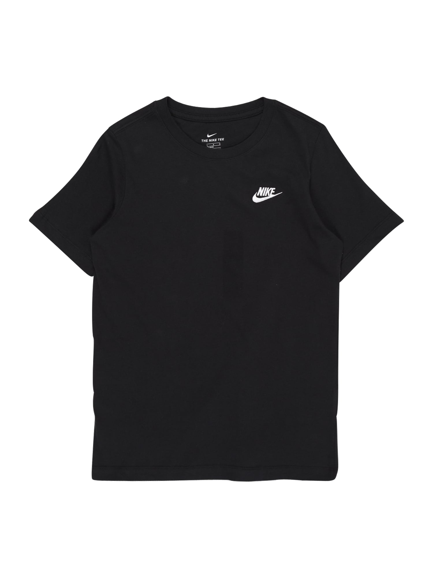 Nike Sportswear Тениска  черно / бяло