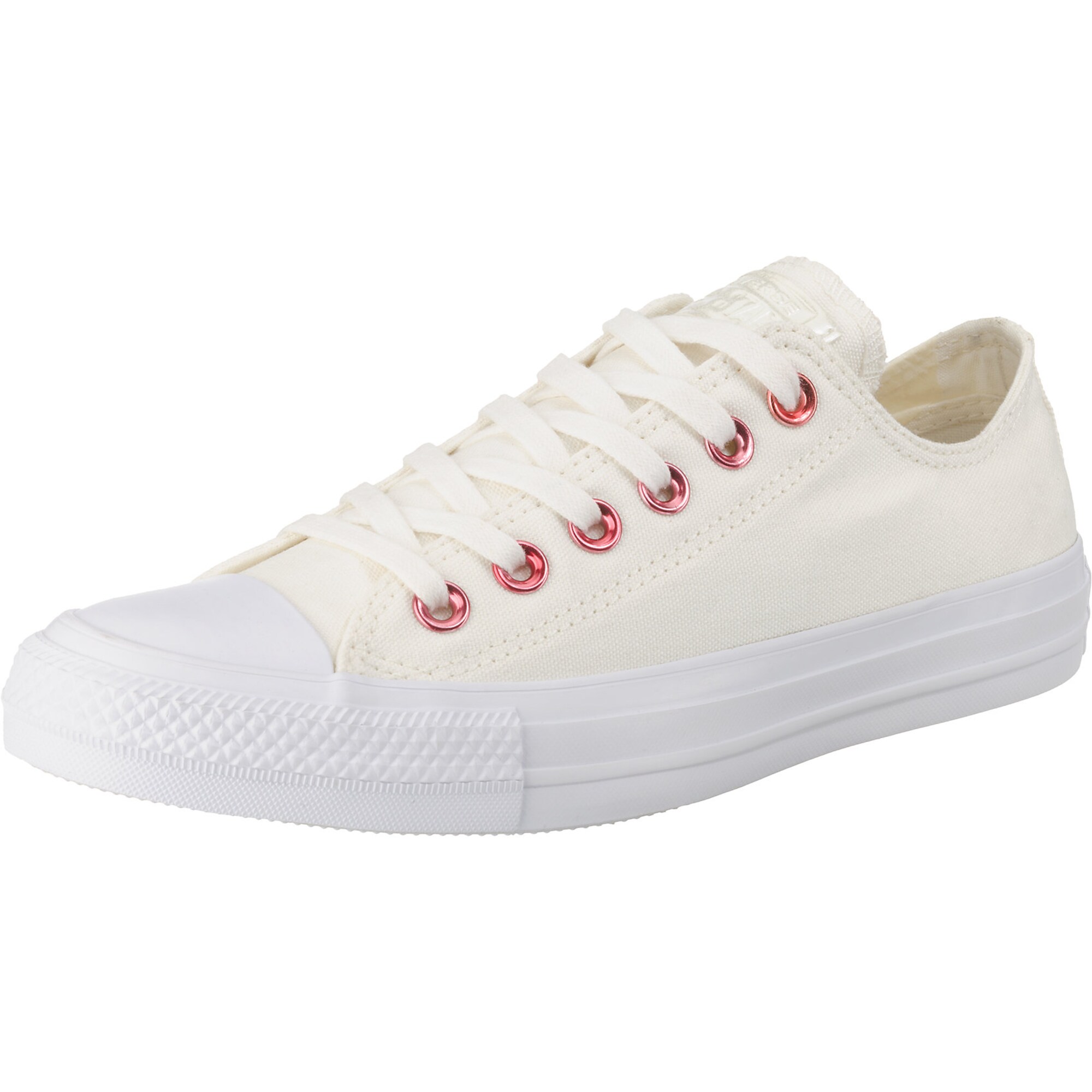 Converse Heren Sneakers Laag Chuck Taylor All Star Ox Rood Natuurwit converse kopen in de aanbieding