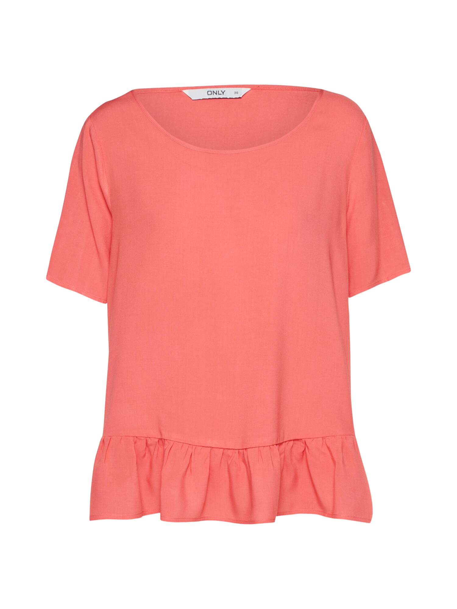 Only Dames Shirt Tina Frill Koraal only kopen in de aanbieding