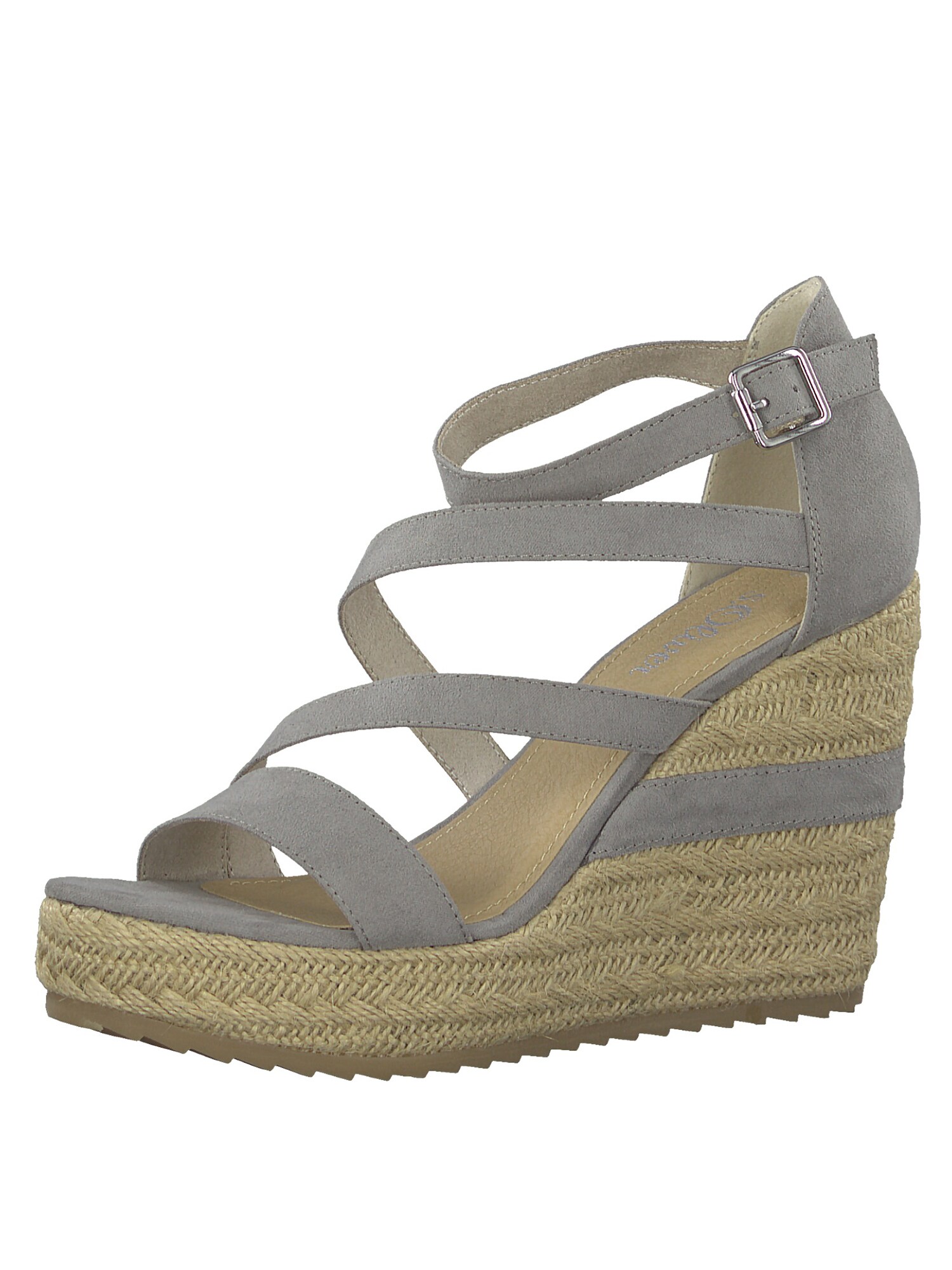 Soliver Red Label Dames Sandaal Grijs soliver red label kopen in de aanbieding