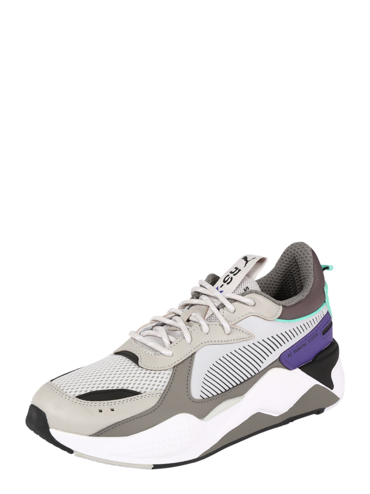 PUMA Sportbačiai be auliuko 'RS-X Tracks'  turkio spalva / pilka / tamsiai violetinė