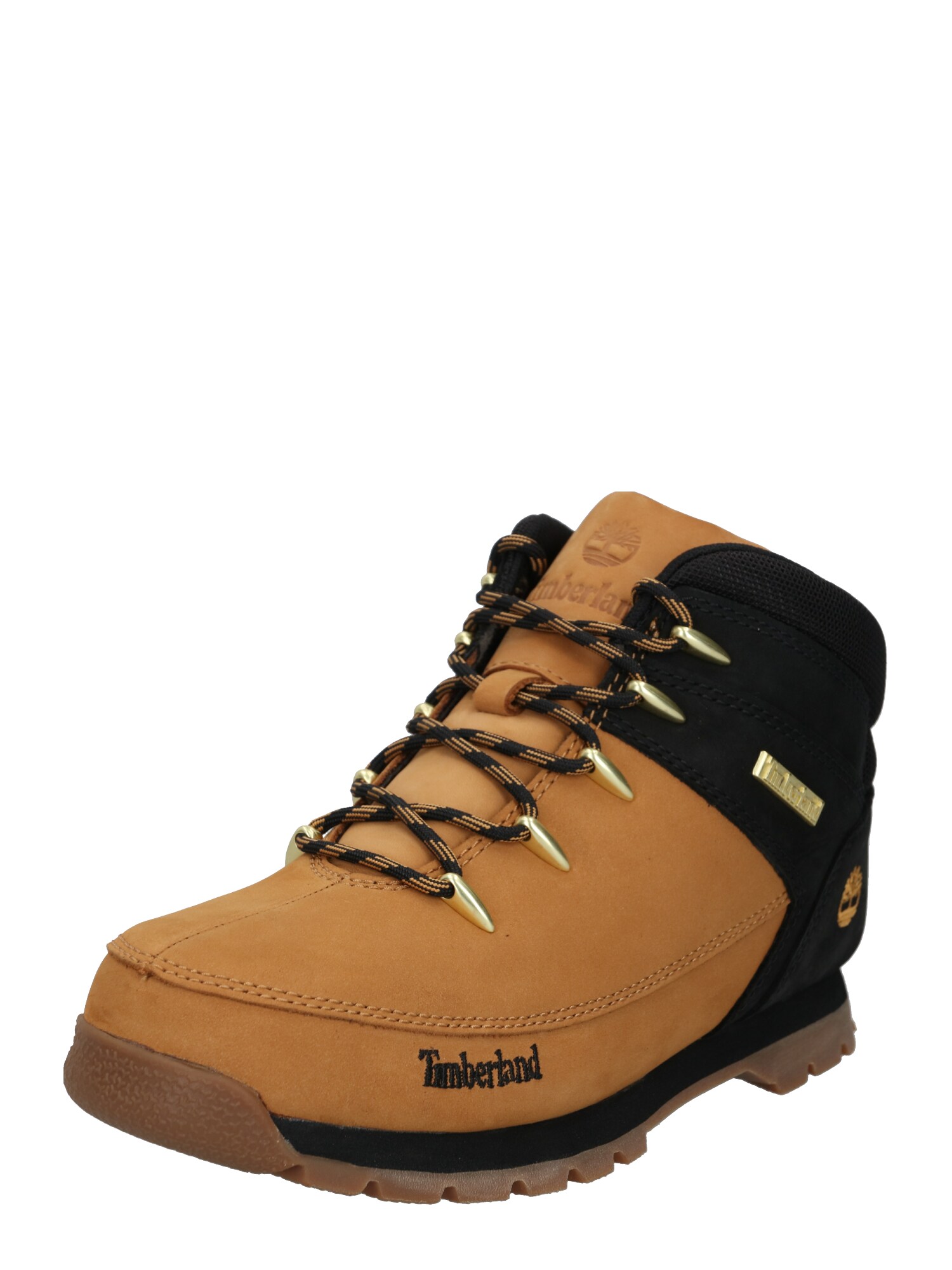 TIMBERLAND Botine Euro Sprint maro caramel / negru
