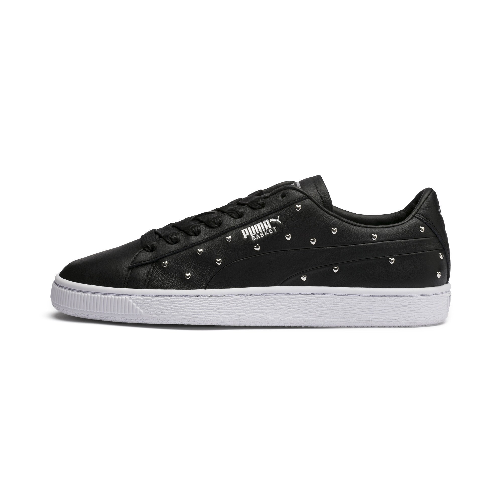 Puma Dames Sneakers Laag Baskets Studs Zwart puma kopen in de aanbieding