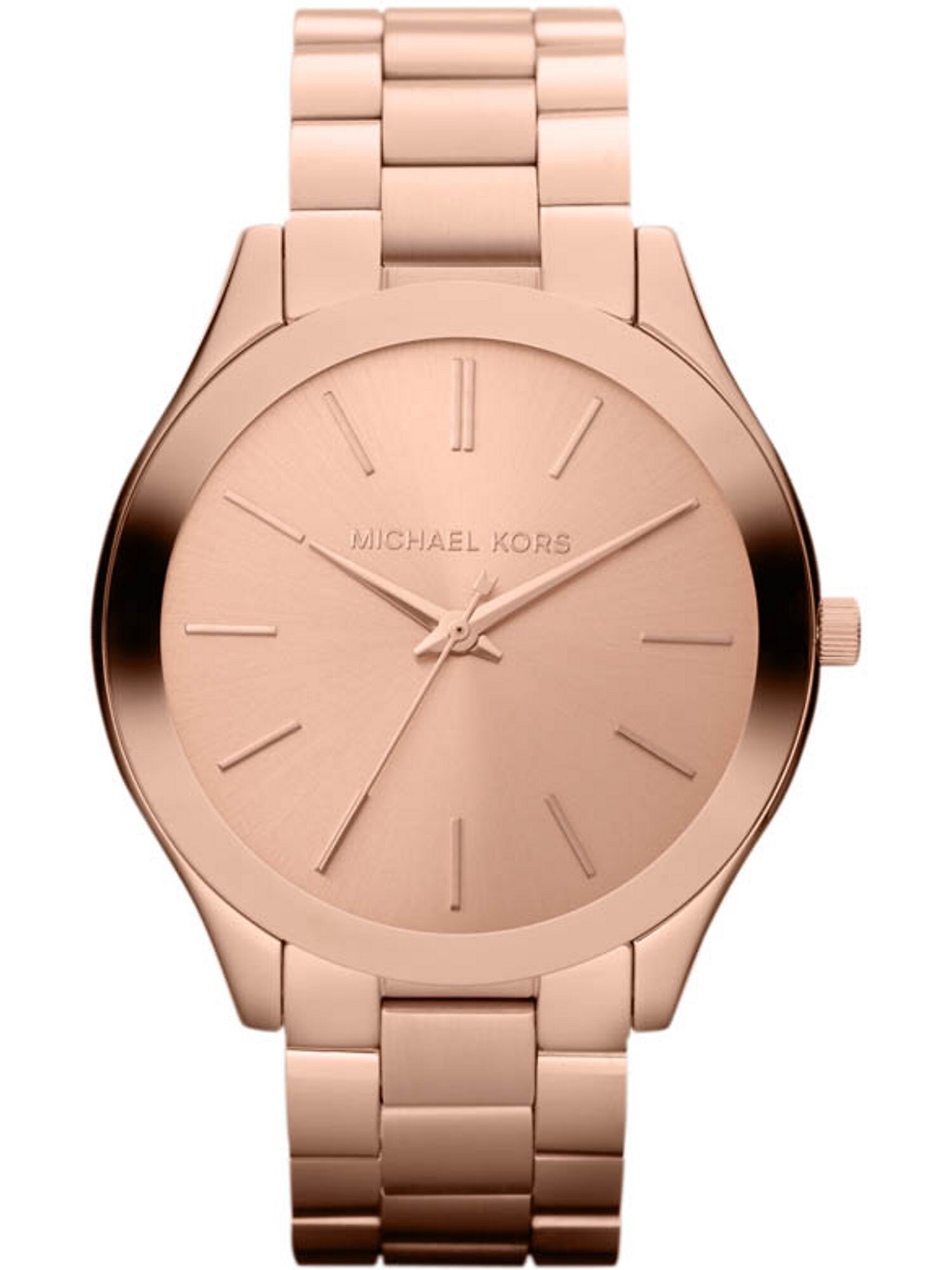 Michael Kors Analoginis (įprastinio dizaino) laikrodis 'SLIM RUNWAY'  rožinio aukso spalva