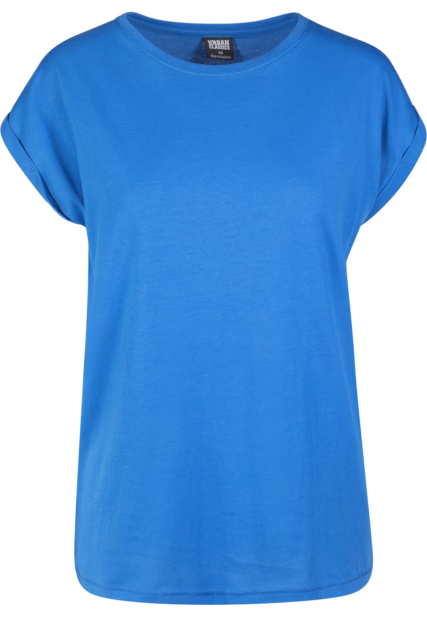 Urban Classics Dames Shirt Extended Shoulder Blauw urban classics kopen in de aanbieding