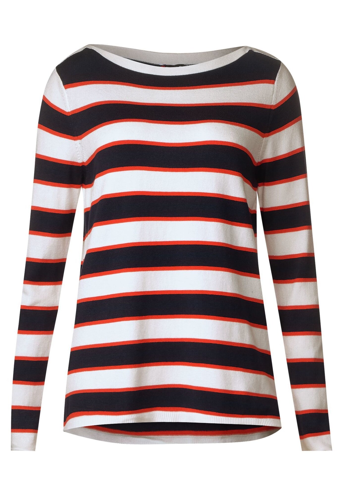 Street One Dames Trui Saffier Rood Wit street one kopen in de aanbieding