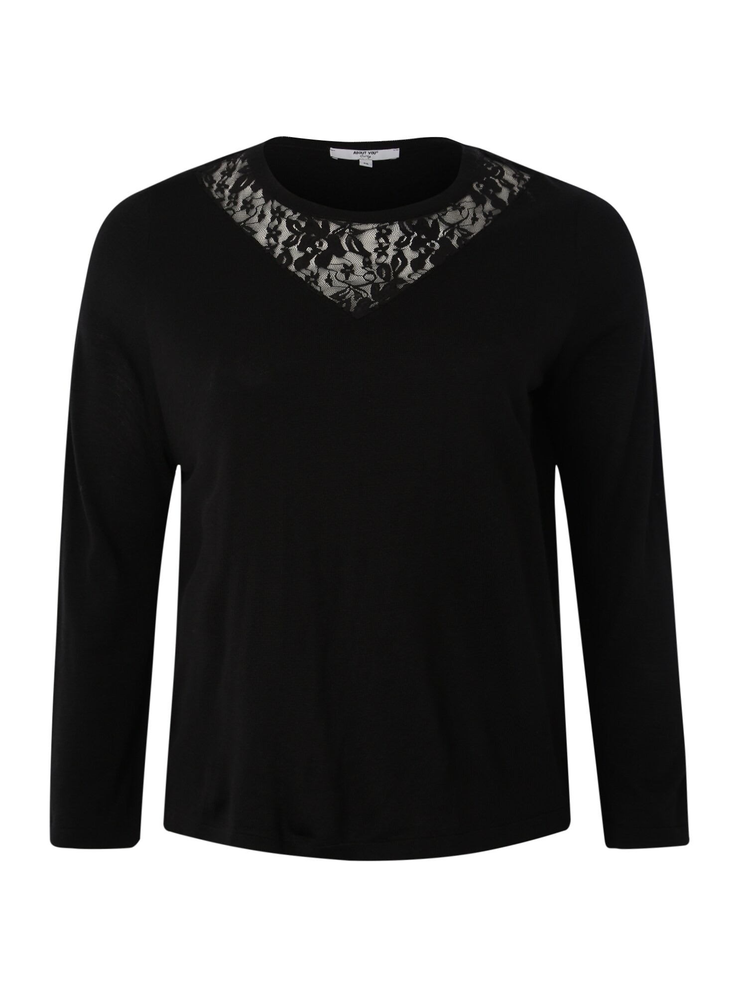 ABOUT YOU Curvy Megztinis 'Jasmina'  juoda