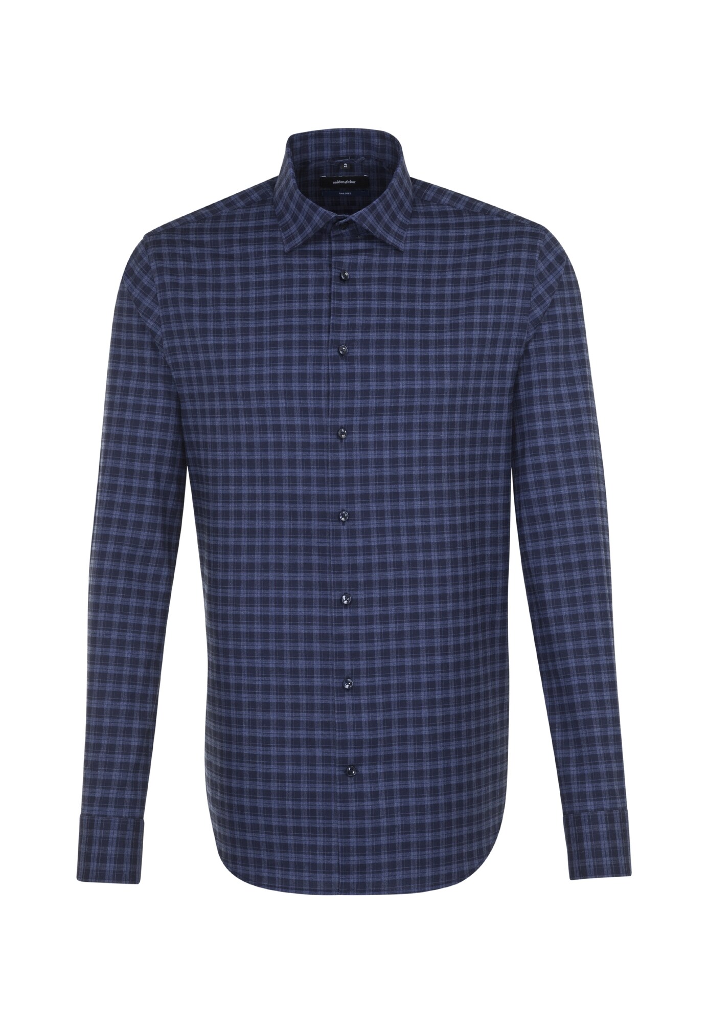 Seidensticker Heren Zakelijk Overhemd Tailored Blauw Navy seidensticker kopen in de aanbieding