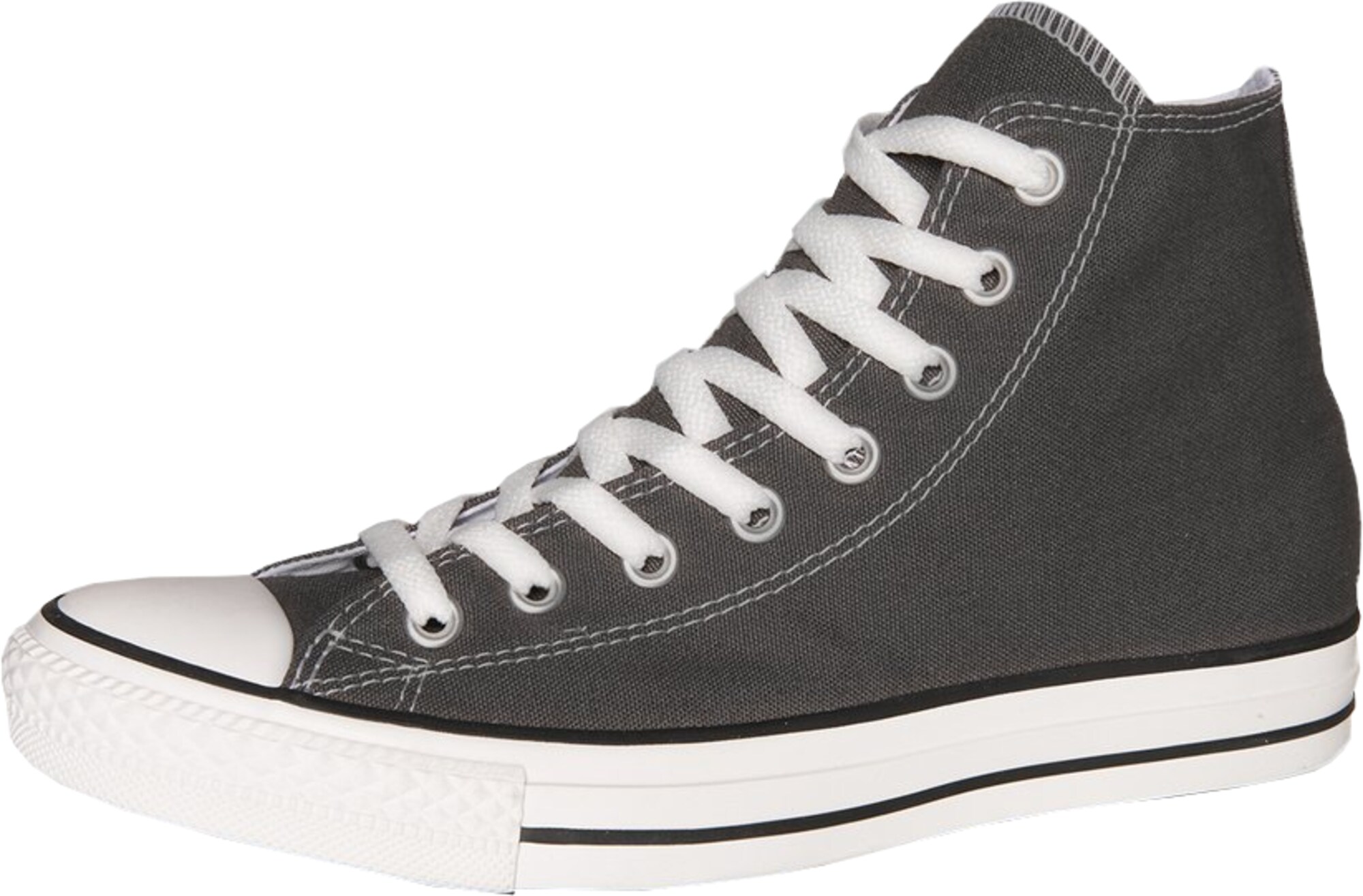 Converse Heren Sneakers Hoog Chuck Taylor All Star Antraciet Wit converse kopen in de aanbieding