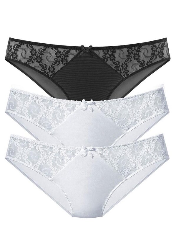 PETITE FLEUR, Slip, fekete & fehér, 1 kép a 5 közül