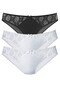 Nincs kiválasztva, PETITE FLEUR, Slip, fekete & fehér (Elfogyott)