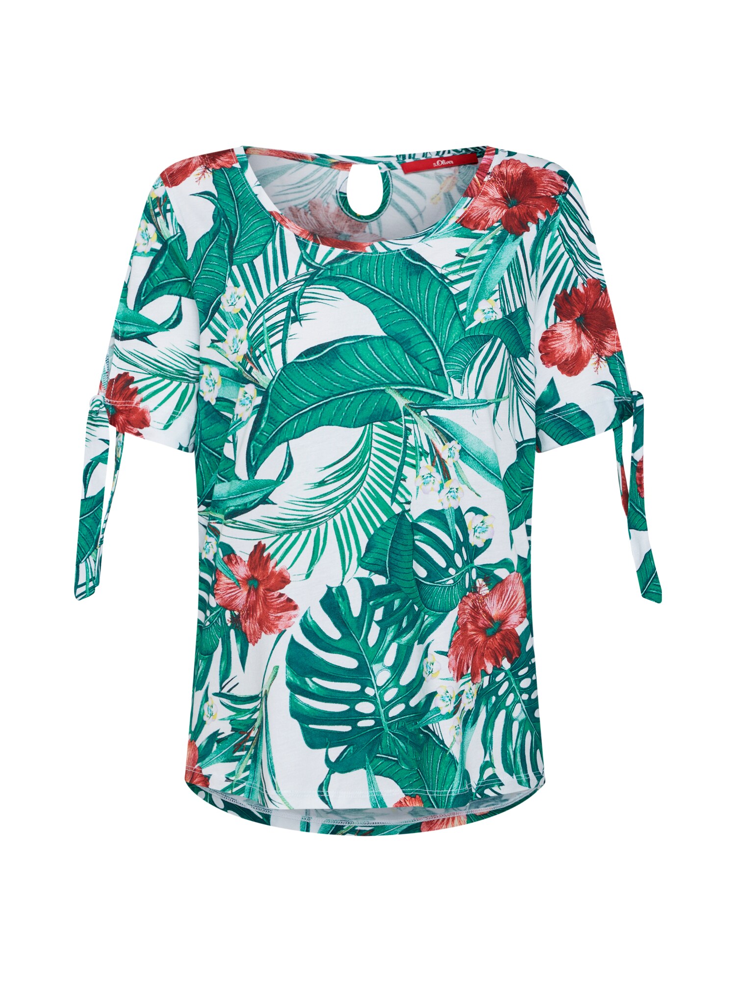 Soliver Red Label Dames Shirt Gemengde Kleuren Wit soliver red label kopen in de aanbieding