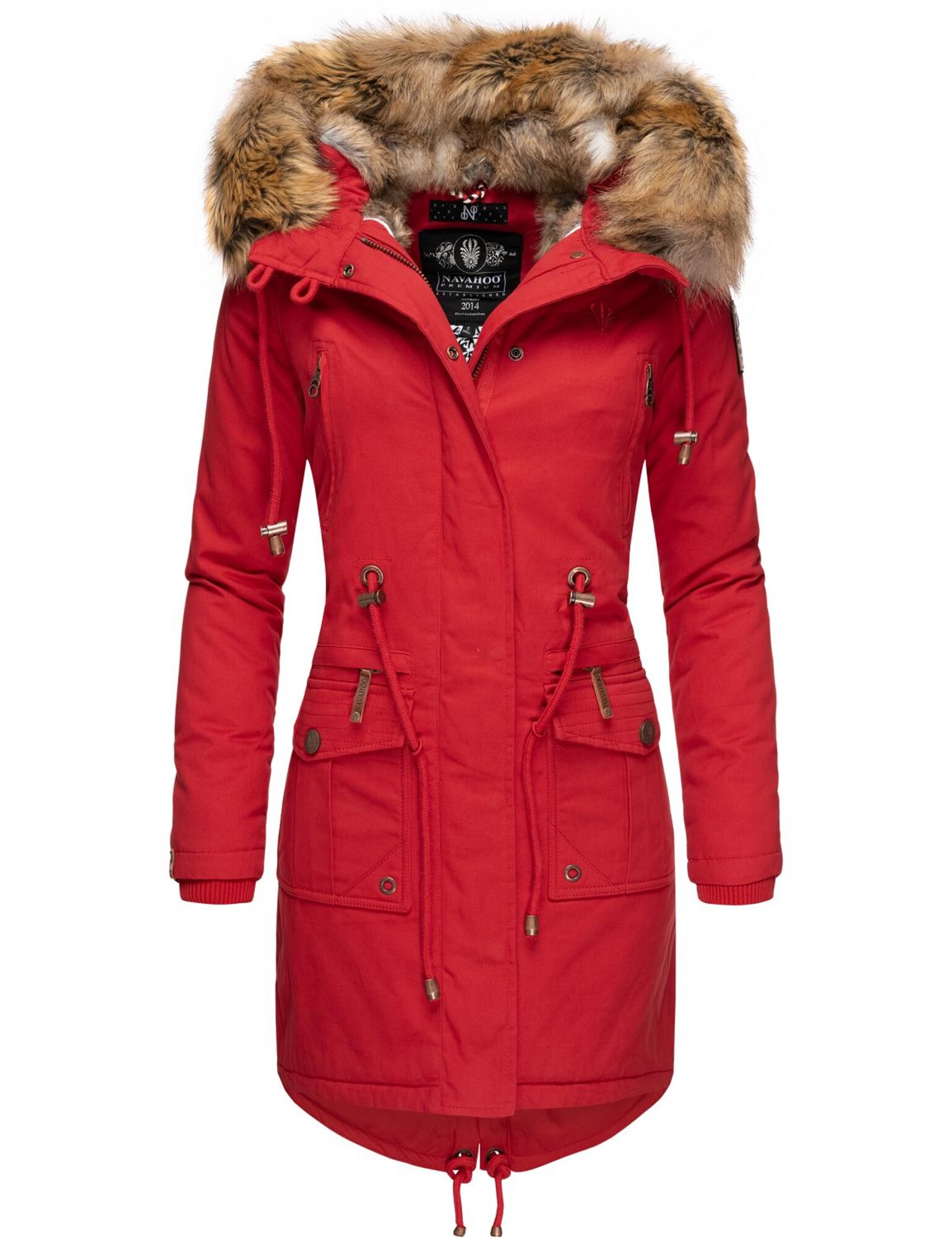 NAVAHOO Parka de iarnă Rosinchen  roșu