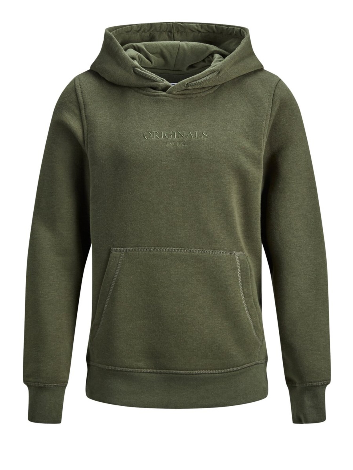 Jack Jones Junior Jongens Sweatshirt Olijfgroen jack jones junior kopen in de aanbieding