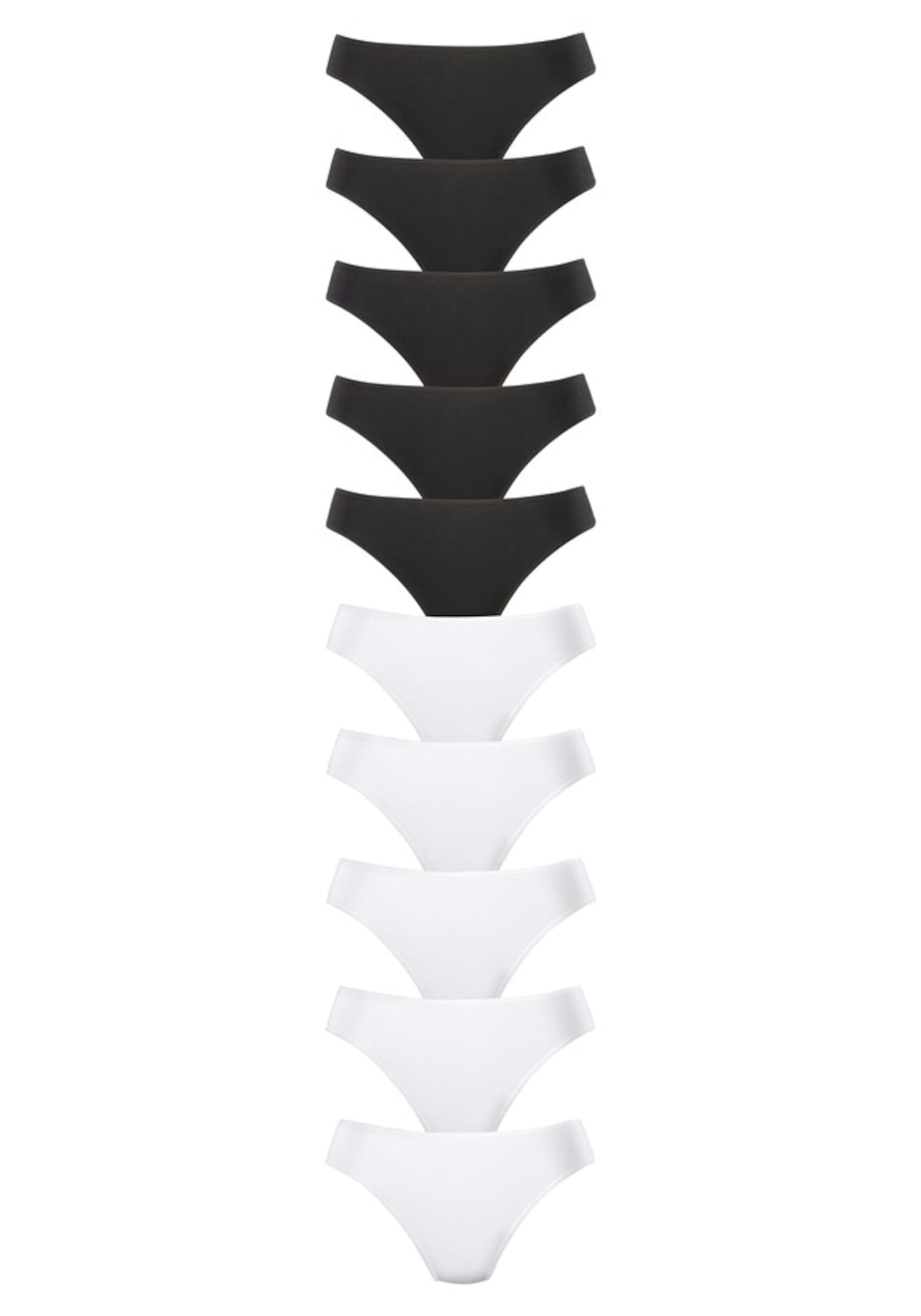 PETITE FLEUR Tanga  negru / alb