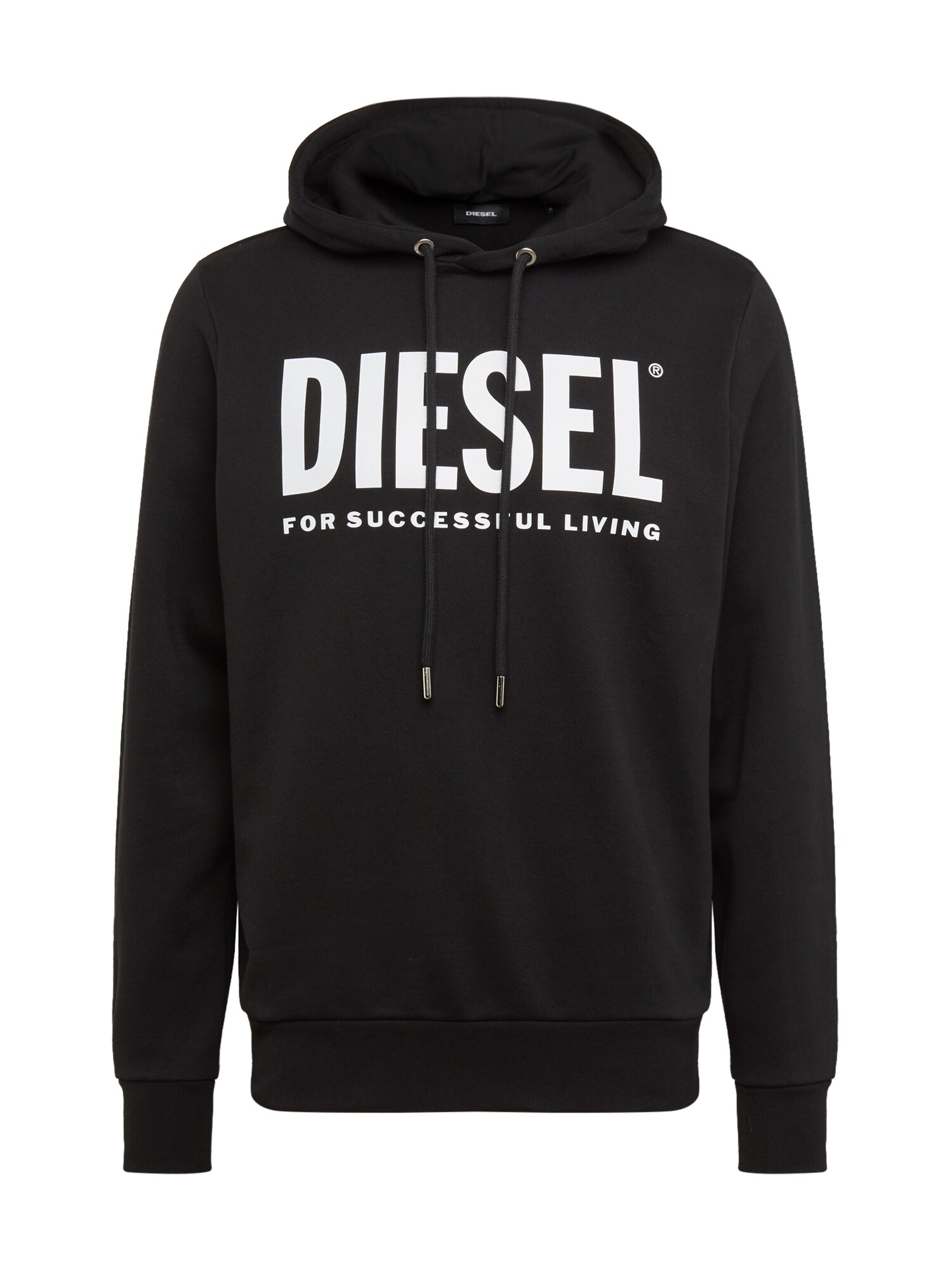 DIESEL Megztinis be užsegimo  juoda / balta