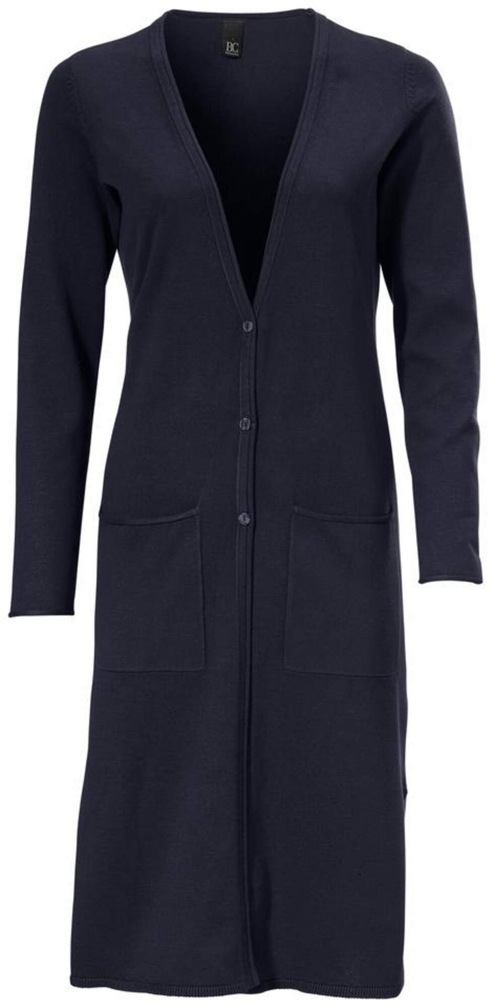 heine Palton tricotat  albastru marin