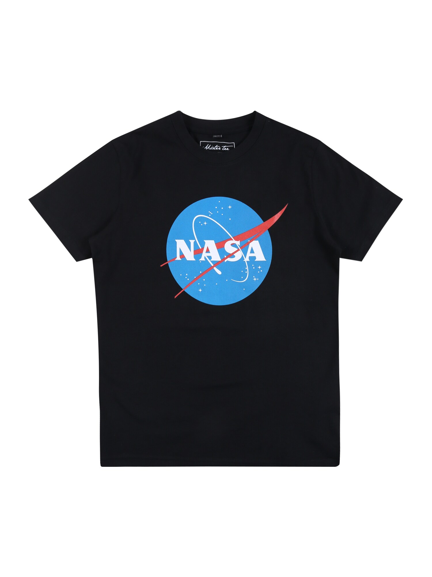 Mister Tee Marškinėliai 'NASA'  balta / juoda / dangaus žydra
