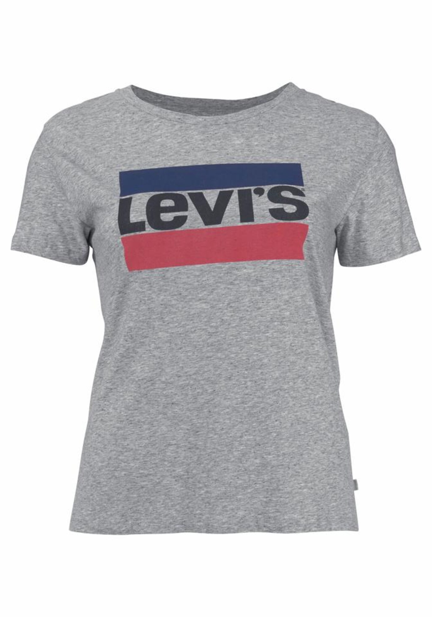 Levis Plus Dames Shirt Navy Grijs Zalm Roze levis plus kopen in de aanbieding