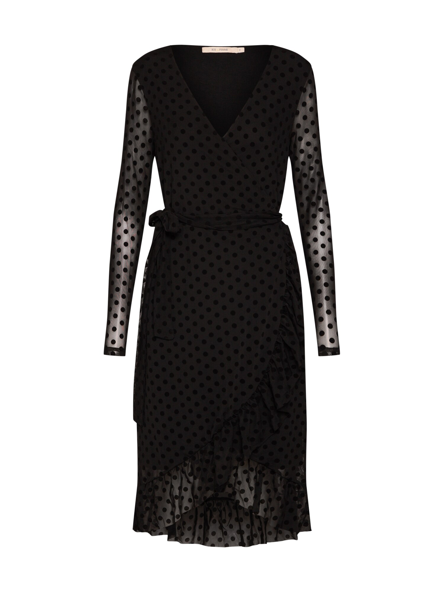 Rue De Femme Dames Jurk Ines Dress Zwart rue de femme kopen in de aanbieding