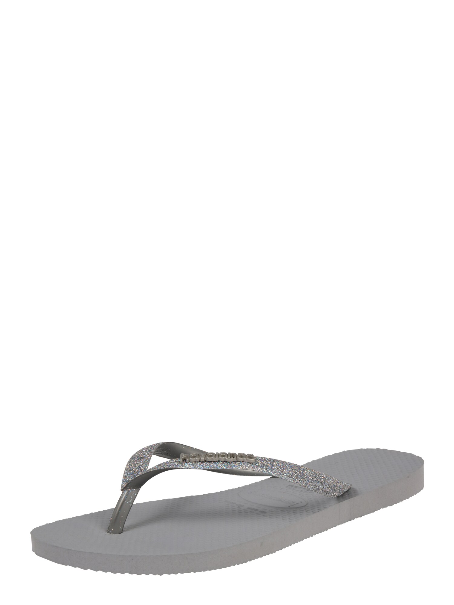 Havaianas Dames Teenslipper Glitter Grijs Zilvergrijs havaianas kopen in de aanbieding