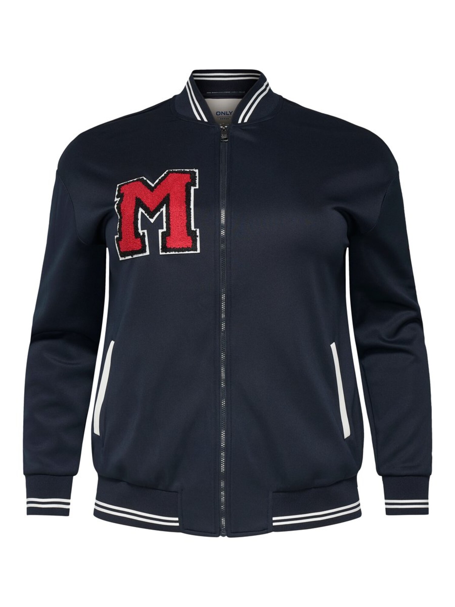 Only Carmakoma Dames Tussenjas Rood Zwart Wit only carmakoma kopen in de aanbieding