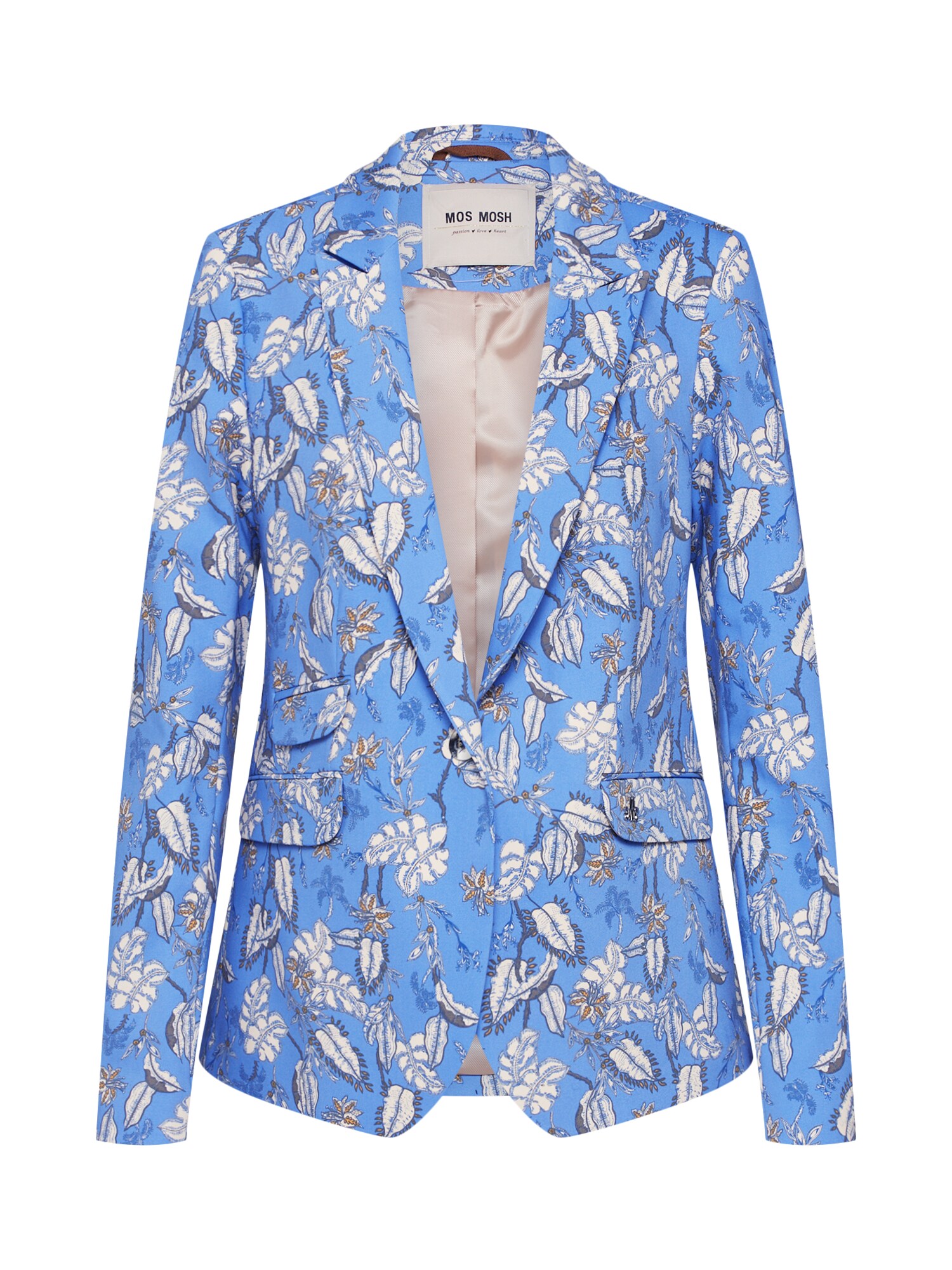 Mos Mosh Dames Blazers Blake Dali Creme Lichtblauw Zwart mos mosh kopen in de aanbieding