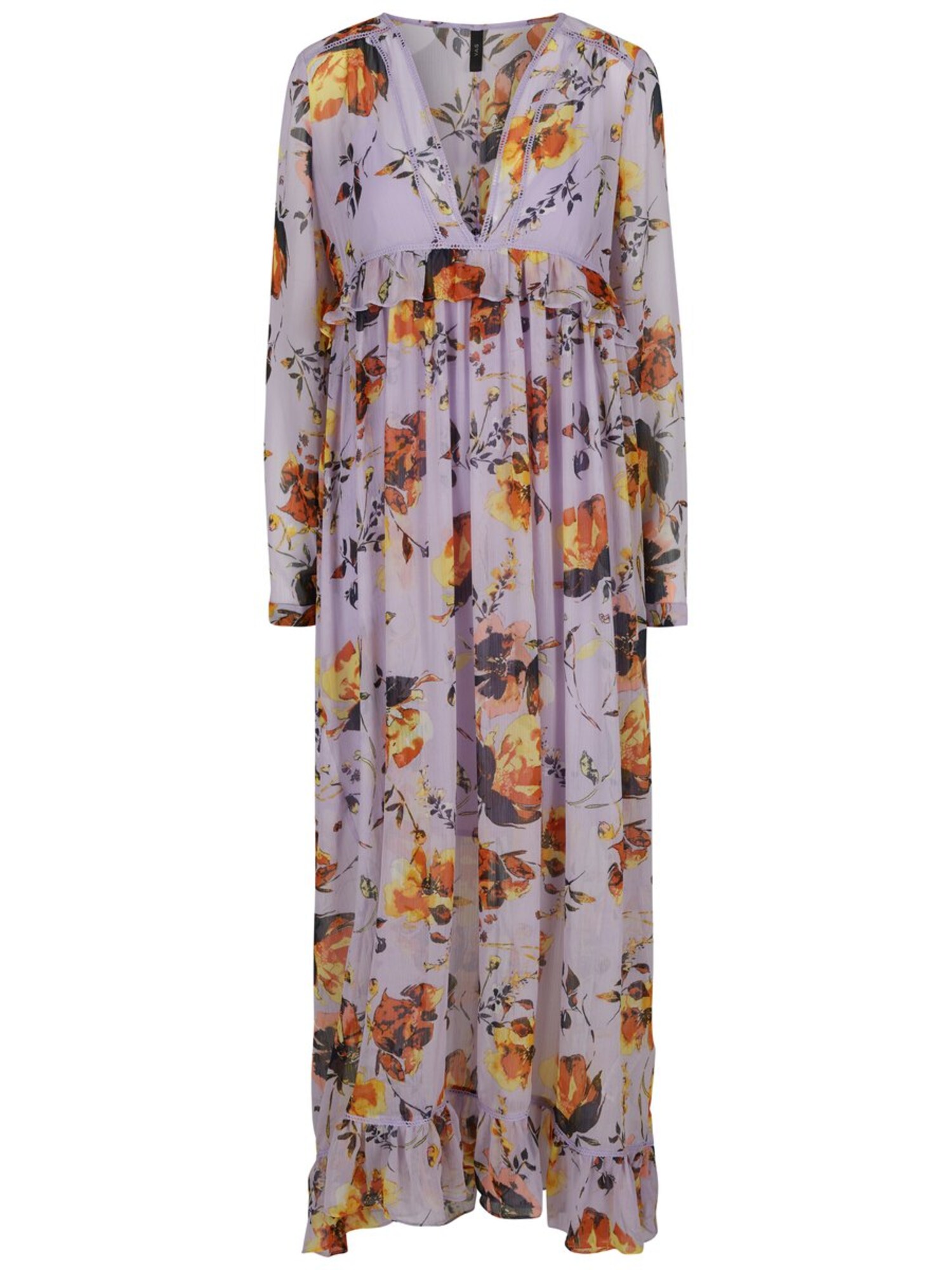 Yas Dames Jurk Pastellila Pasteloranje Donkeroranje Zwart yas kopen in de aanbieding