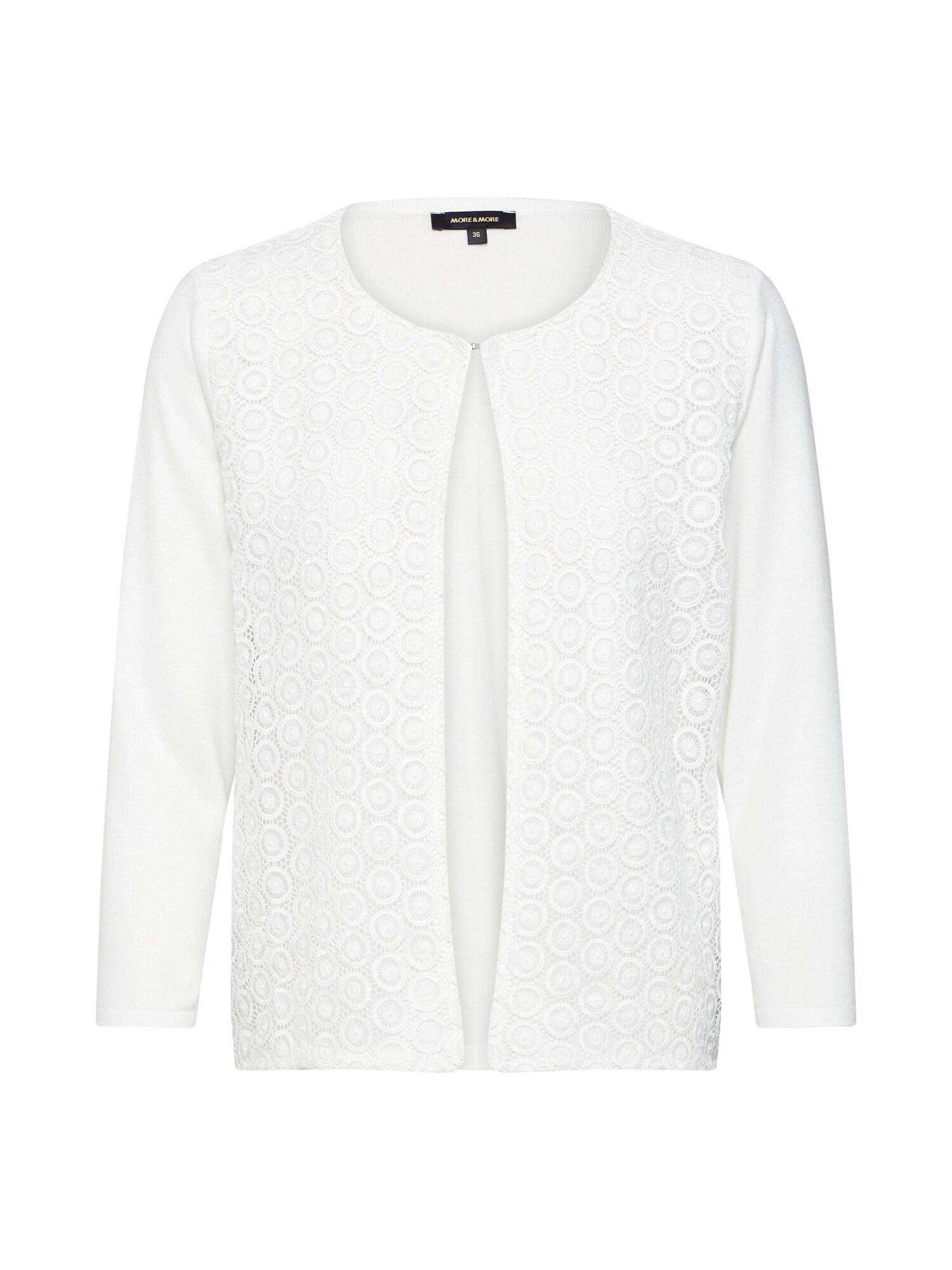 More Dames Gebreid Vest Offwhite more more kopen in de aanbieding