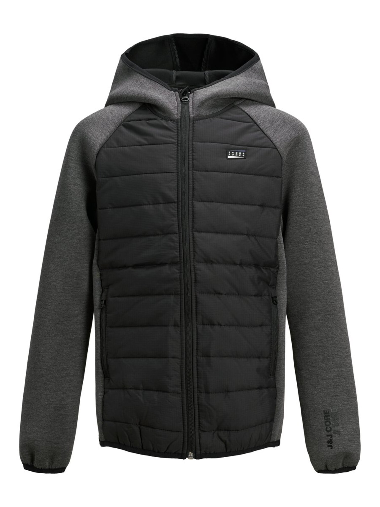 Jack & Jones Junior Demisezoninė striukė  juoda / pilka