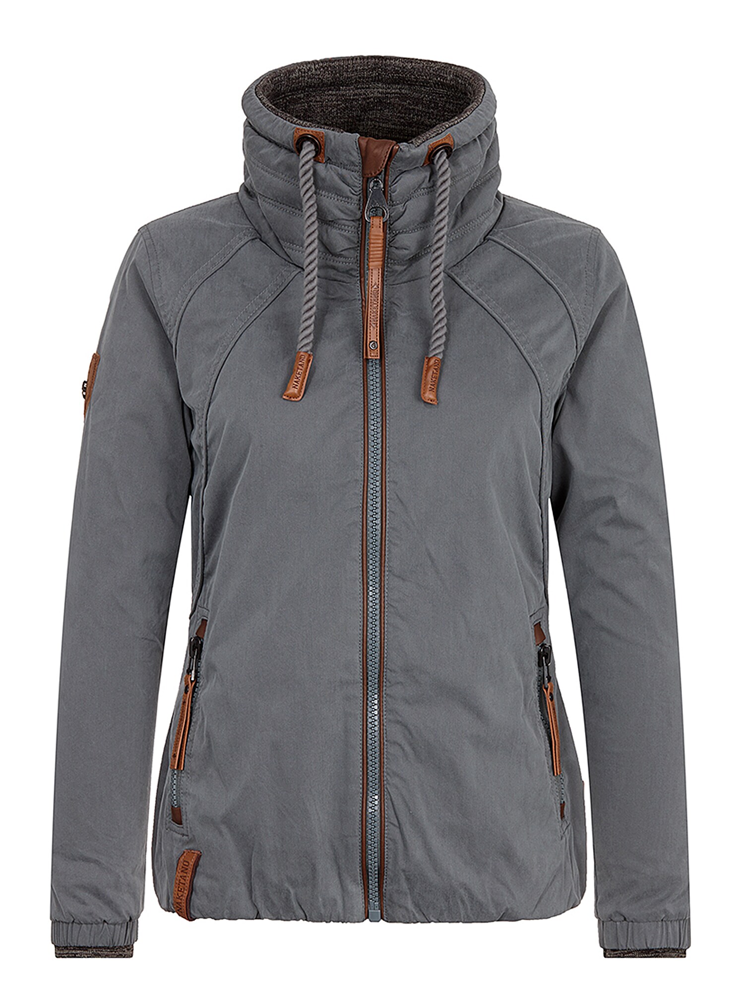 Naketano Dames Tussenjas Tittis Galore Rookgrijs naketano kopen in de aanbieding